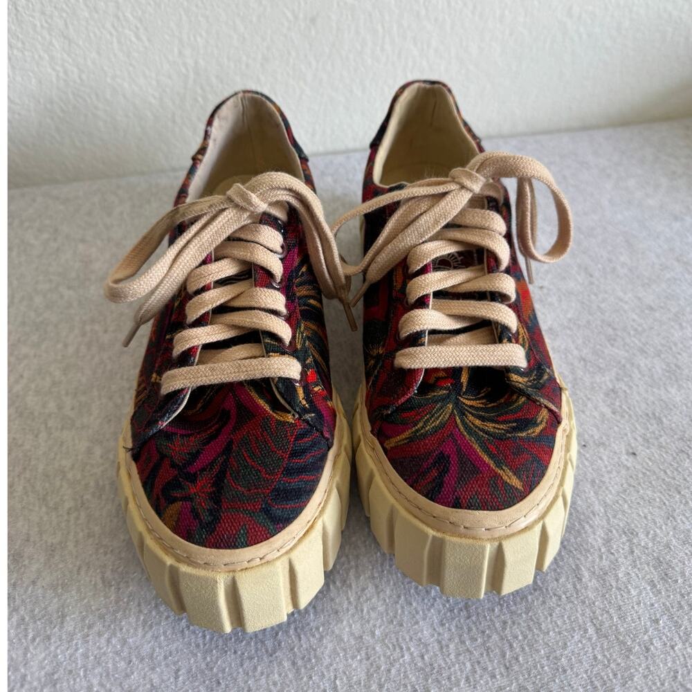 Farm Rio Sunset Forrest Platform Sneaker Size 7